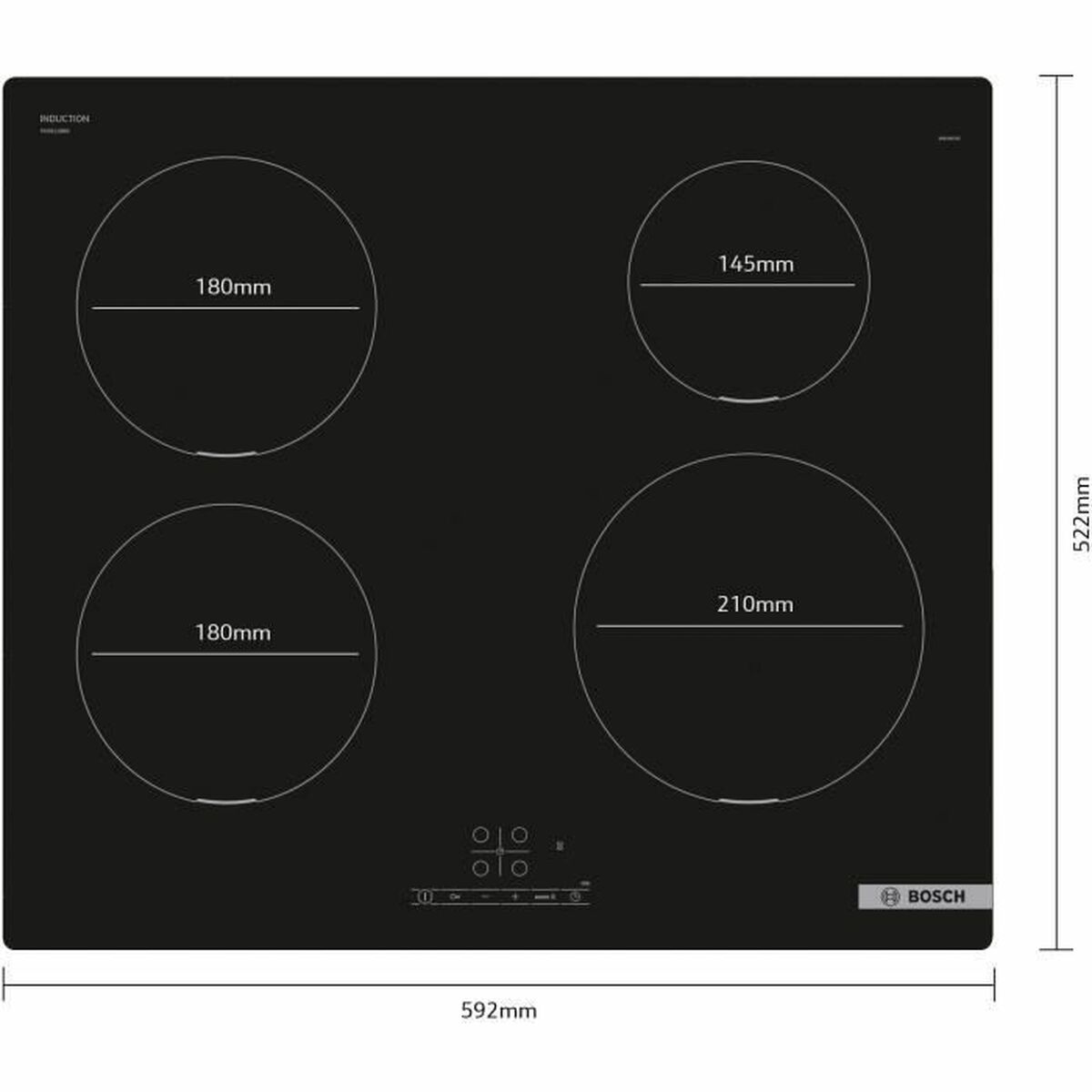 Induction Hot Plate BOSCH PUE611BB5H 60 cm