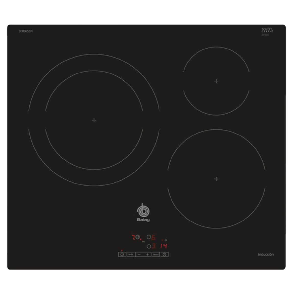 Induction Hot Plate Balay 3EB865ERS 60 cm 59,2 cm 60 cm Induction Hot Plate Balay 3EB865ERS 60 cm 59,2 cm 60 cm