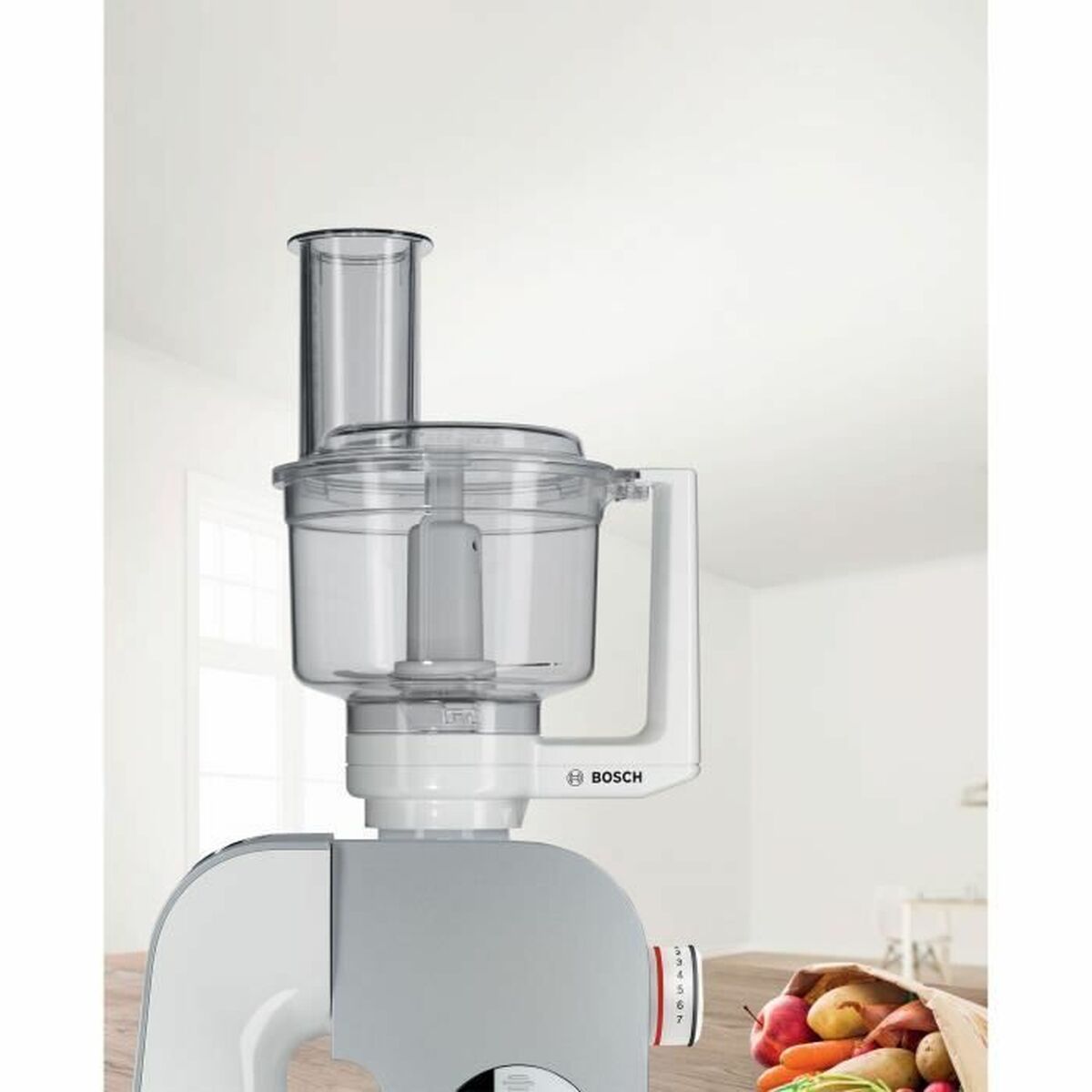 Mincer BOSCH White Silver Stainless steel