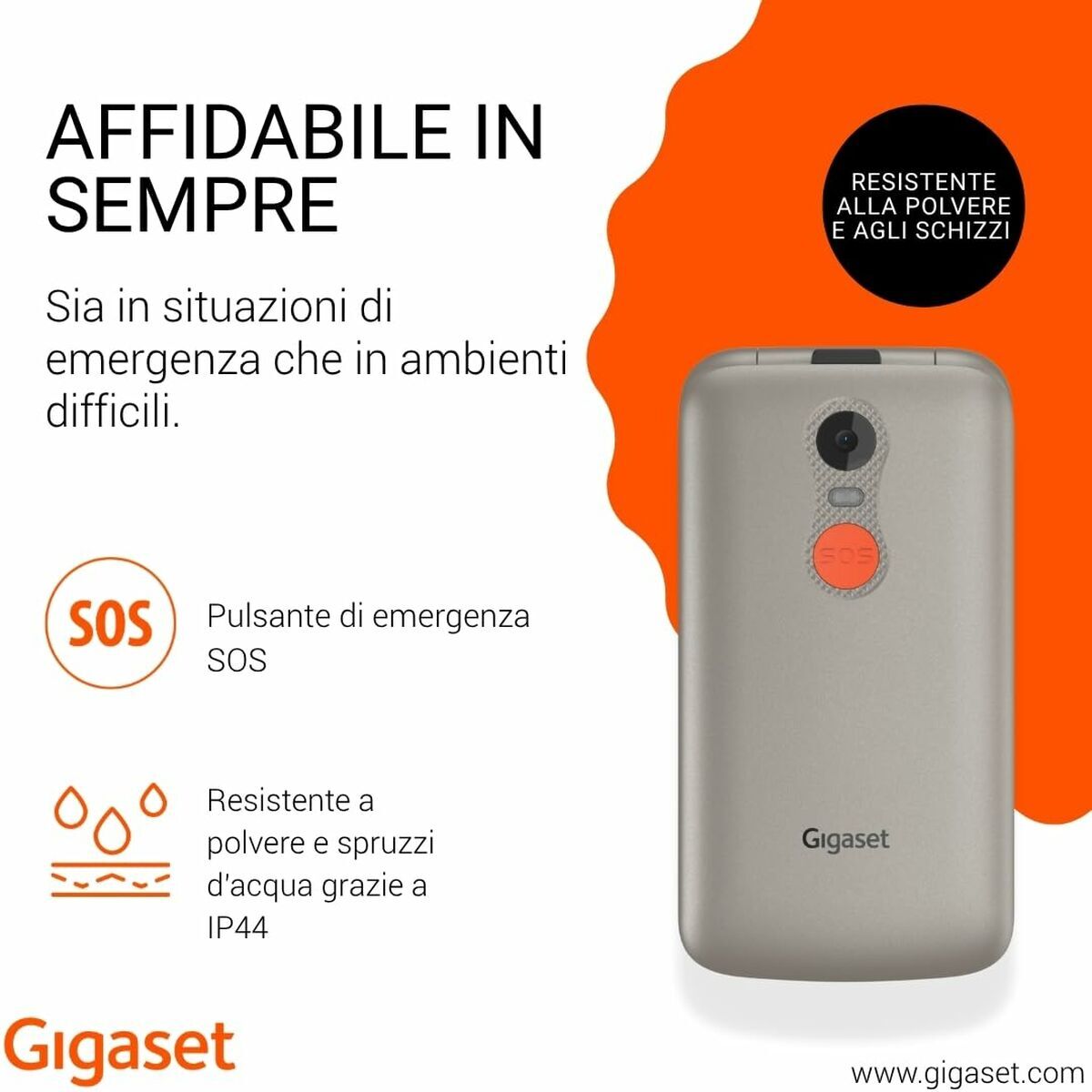 Smartphone Gigaset S30853-H1231-R102 2,8″ Grey