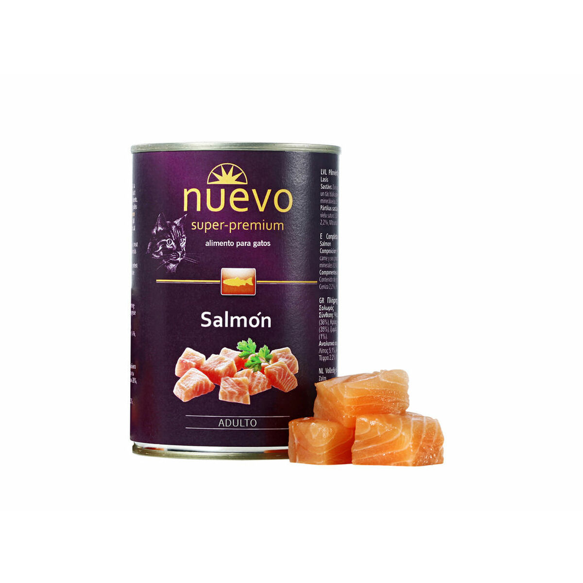 Cat food Nuevo Fish 2 Kg 400 gr Cat food Nuevo Fish 2 Kg 400 gr