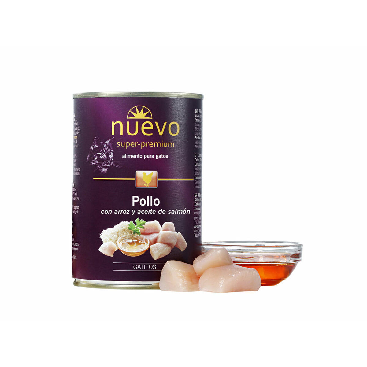 Cat food Nuevo Chicken 2 Kg 400 gr Cat food Nuevo Chicken 2 Kg 400 gr