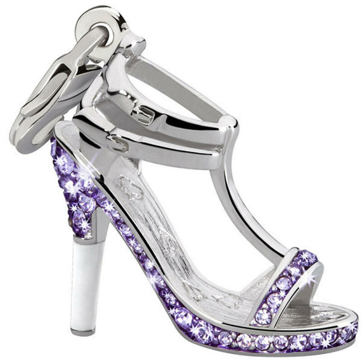 Woman’s charm link Glamour GS4-19 | Purple (4 cm)