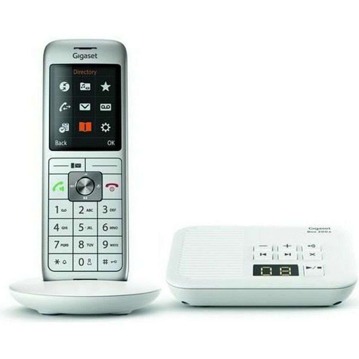 Wireless Phone Gigaset S30852-H2824-N102 White Grey Wireless Phone Gigaset S30852-H2824-N102 White Grey