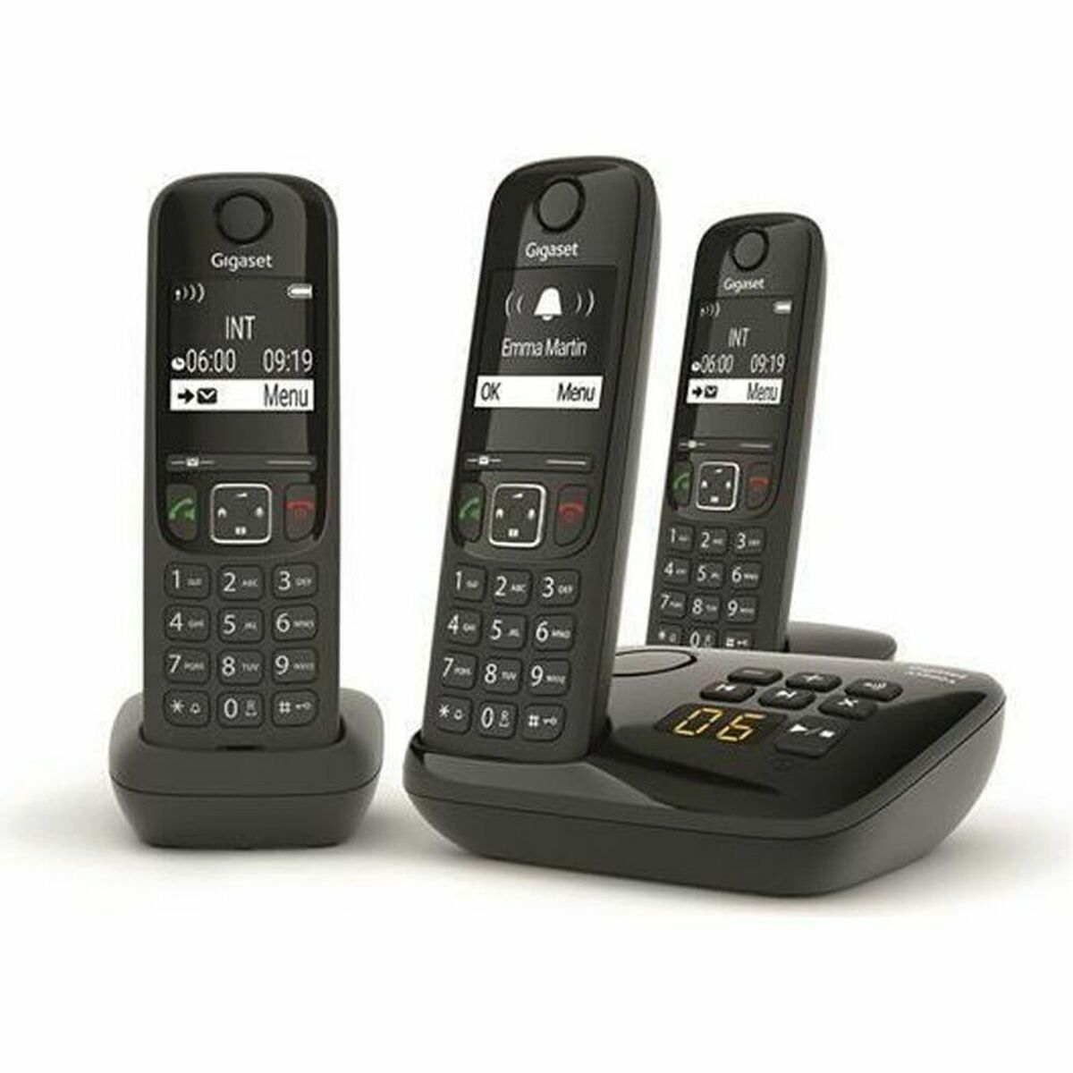 Landline Telephone Gigaset AS690A Trio Black Landline Telephone Gigaset AS690A Trio Black
