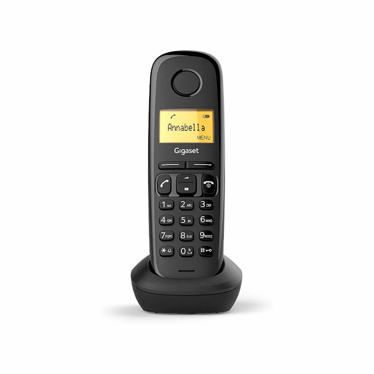 Wireless Phone Gigaset A170 Black Amber Wireless Phone Gigaset A170 Black Amber