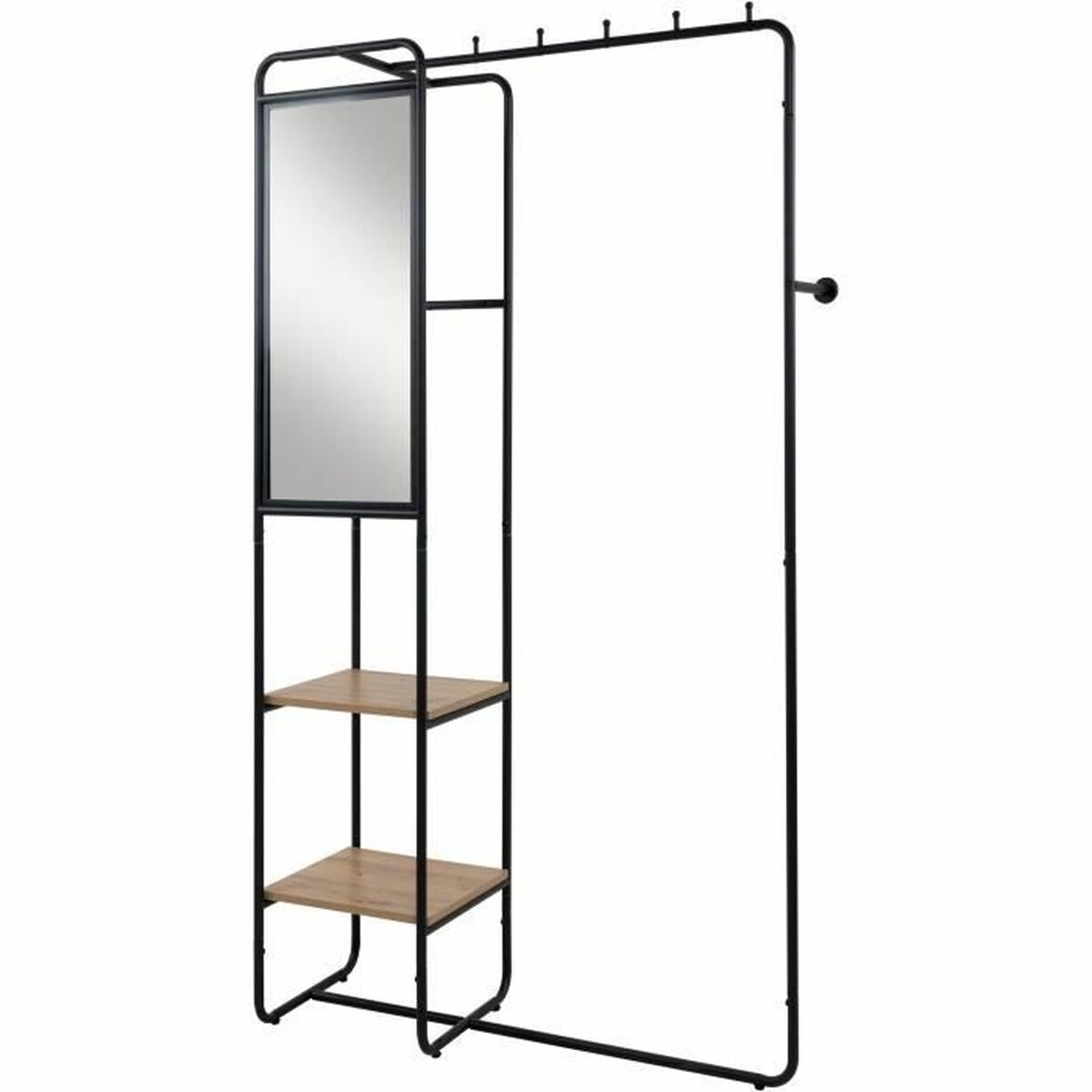 Hall Black 100 x 185 x 37 cm