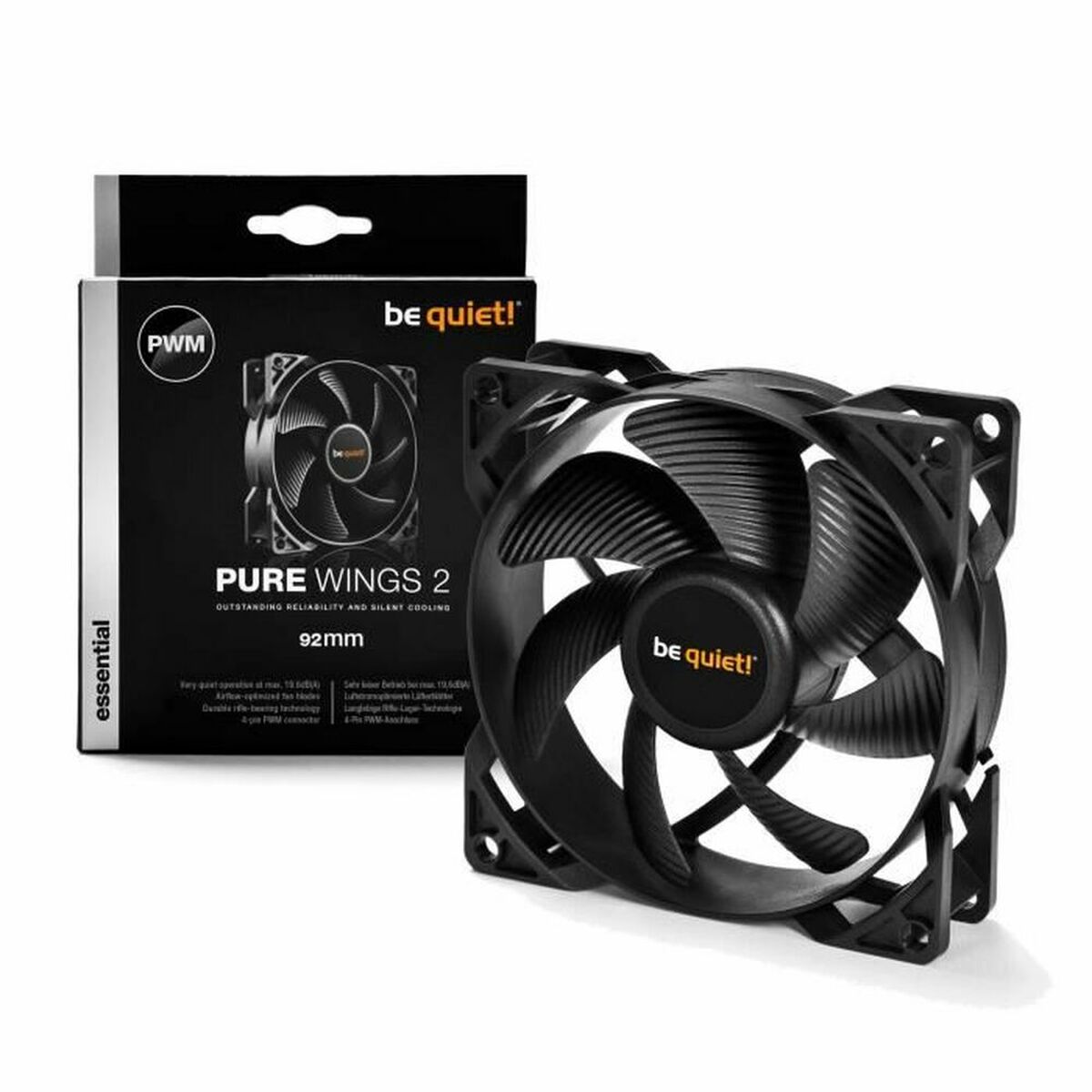 Box Ventilator Be Quiet! Pure Wings 2  9,2 cm
