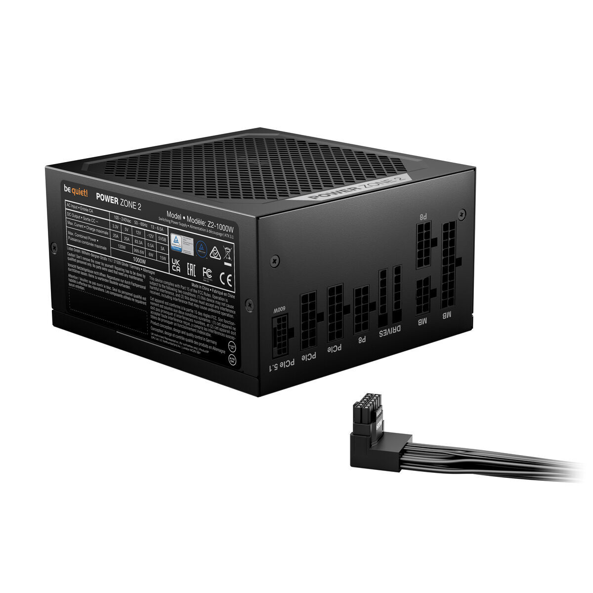 Power supply Be Quiet! BP008EU ATX 1000 W 6 W 80 PLUS Platinum