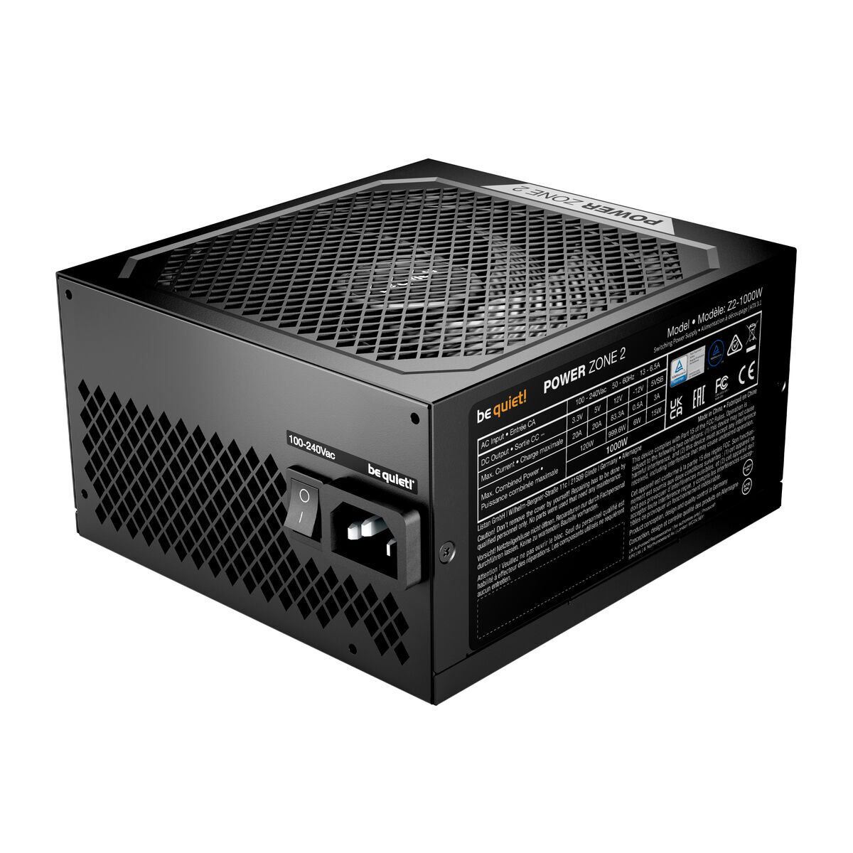 Power supply Be Quiet! BP008EU ATX 1000 W 6 W 80 PLUS Platinum