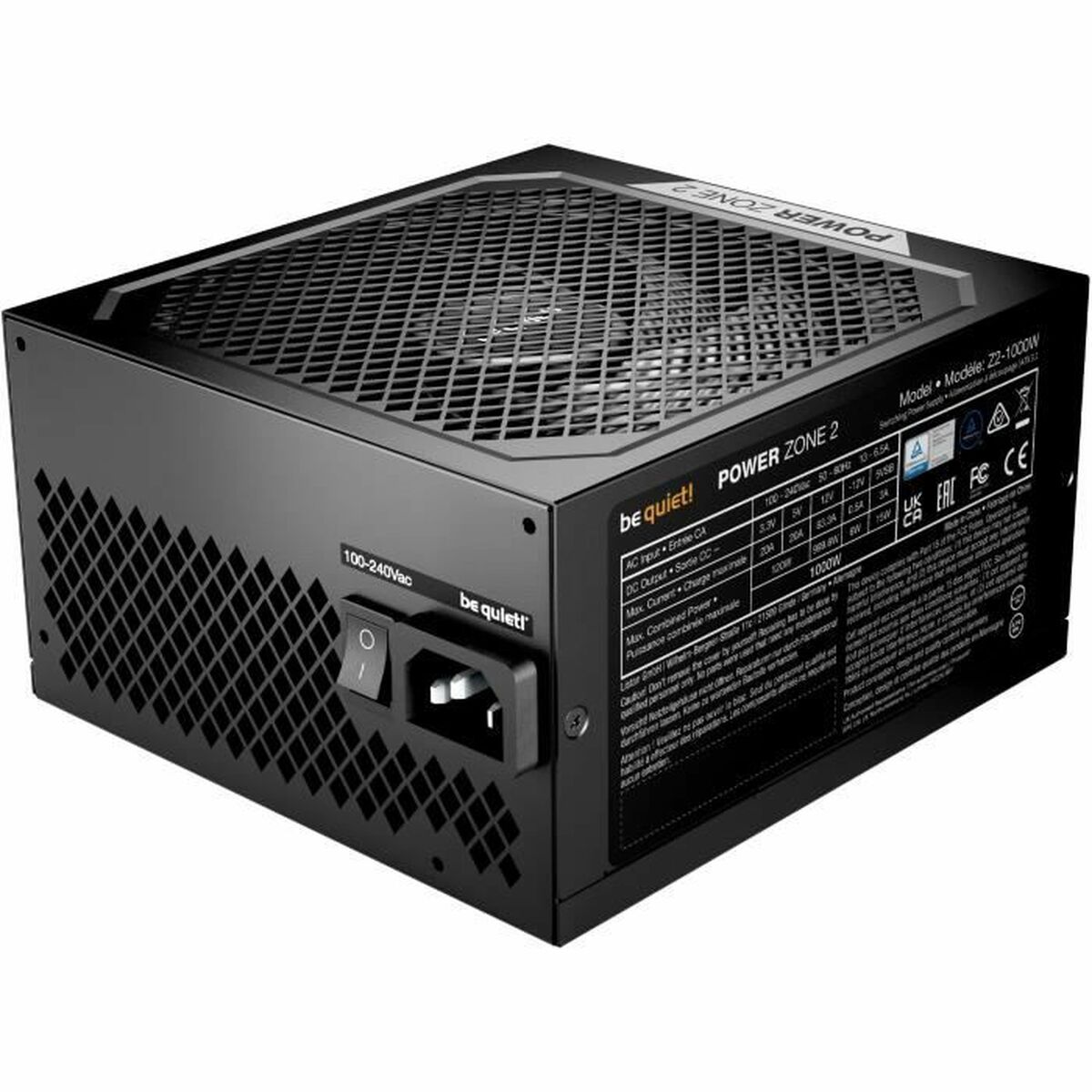 Power supply Be Quiet! BP008EU ATX 1000 W 6 W 80 PLUS Platinum