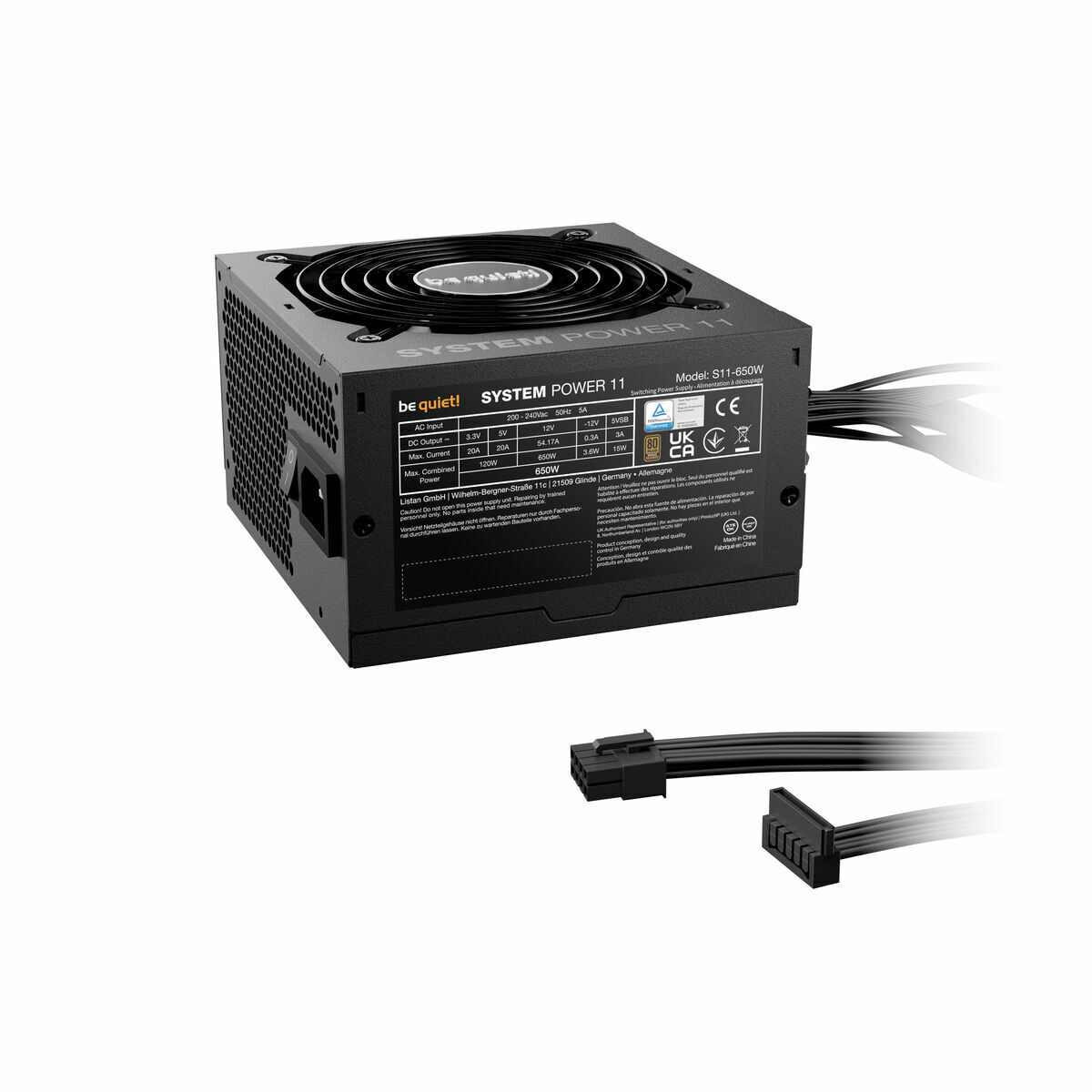 Power supply Be Quiet! BP011EU ATX 650 W 80 Plus Bronze