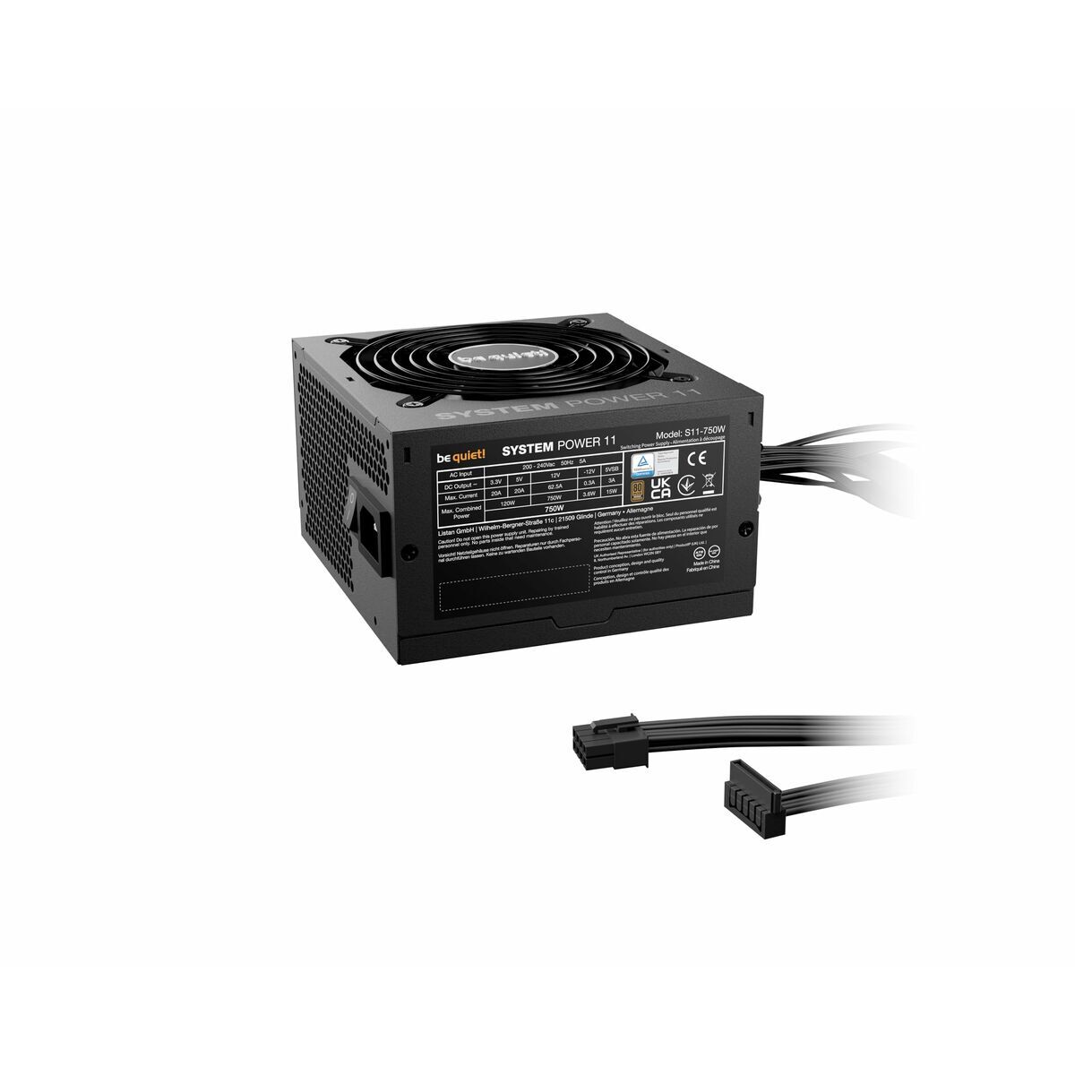 Power supply Be Quiet! BP012EU ATX 750 W 80 Plus Bronze