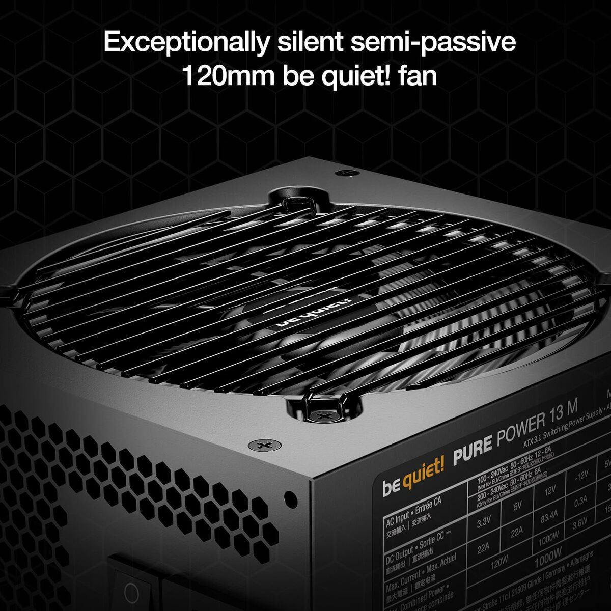 Power supply Be Quiet! BP027EU ATX 850 W 80 Plus Gold