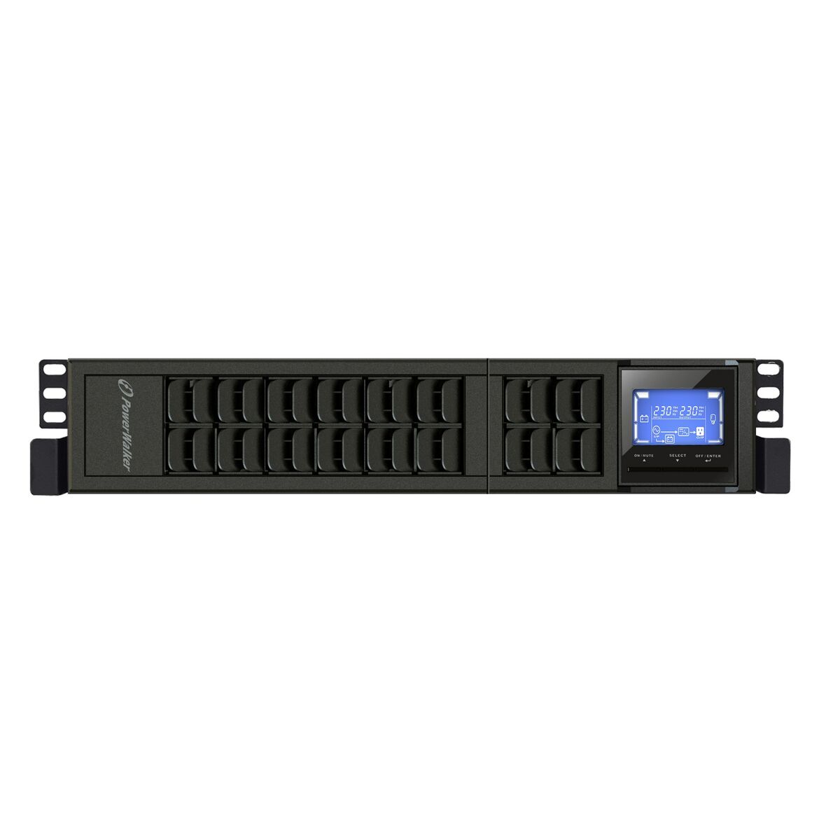 Uninterruptible Power Supply System Interactive UPS Power Walker VFI 1000 CRM LCD 800 W