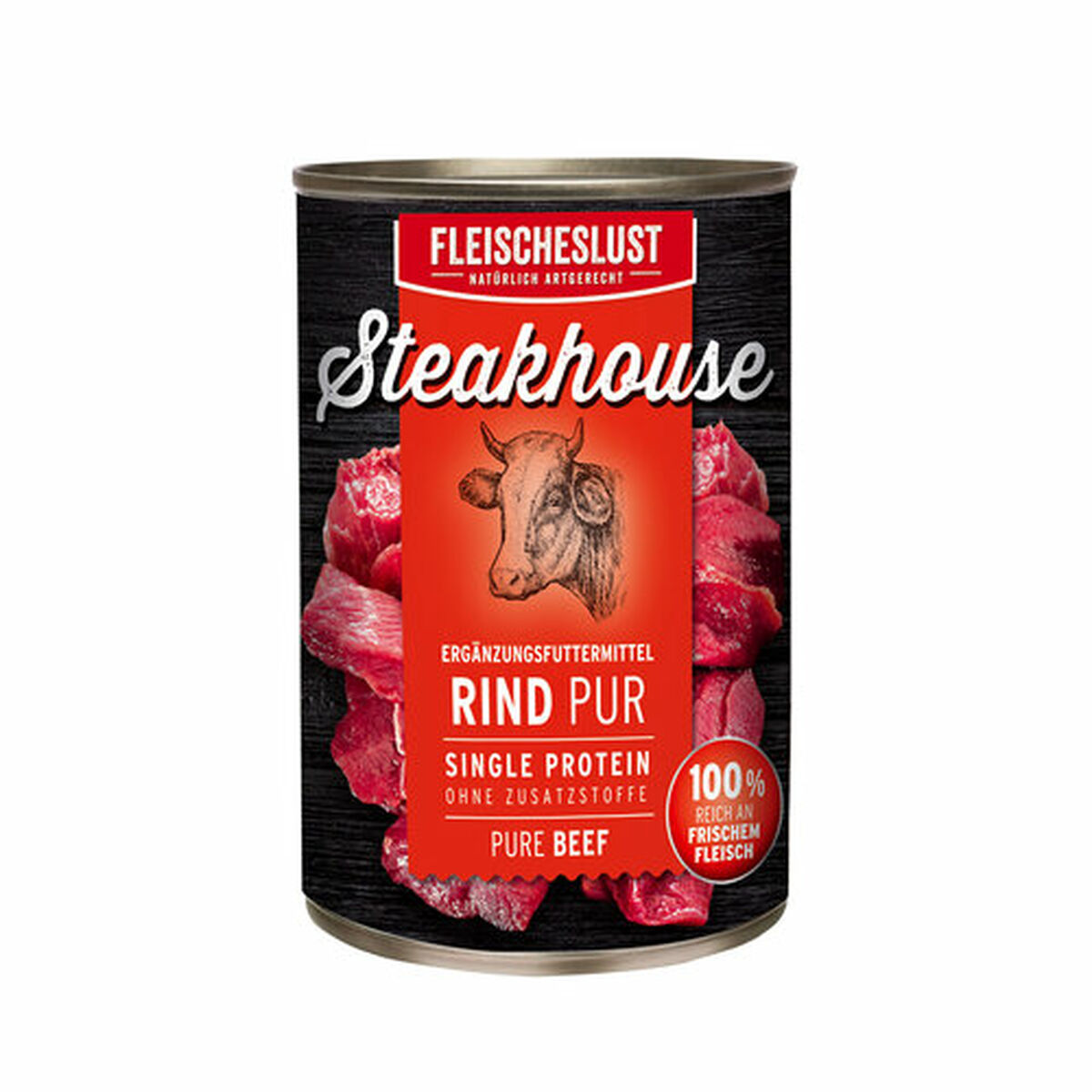 Wet food Fleischeslust Pure 400 gr Veal