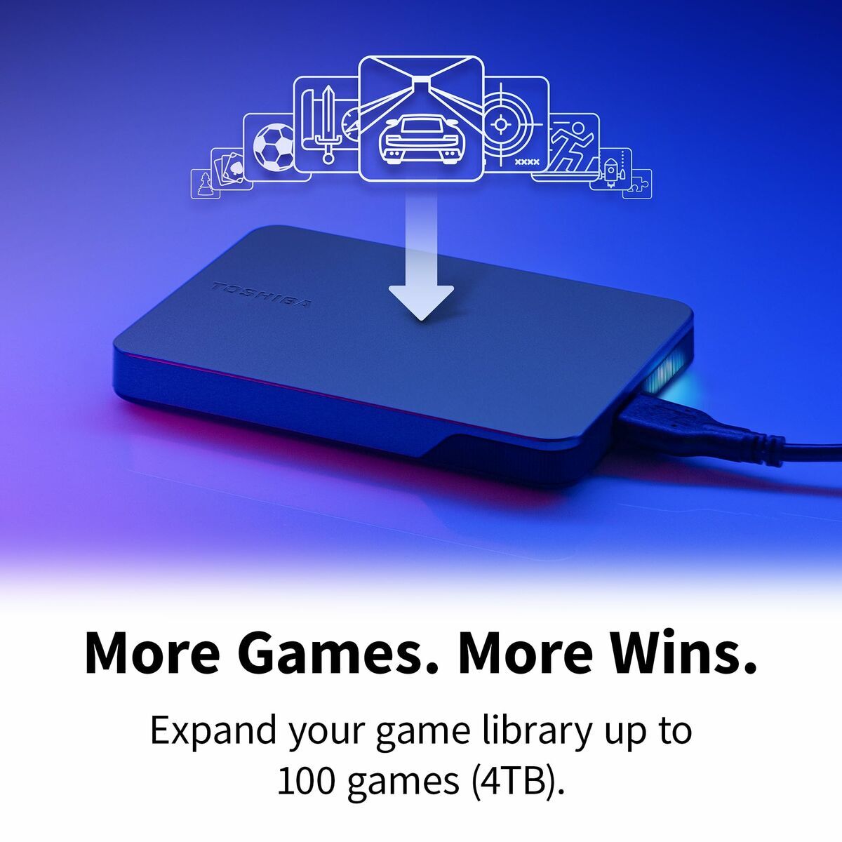 External Hard Drive Toshiba HDTX220EK3AA Black 2 TB HDD Shell HDD