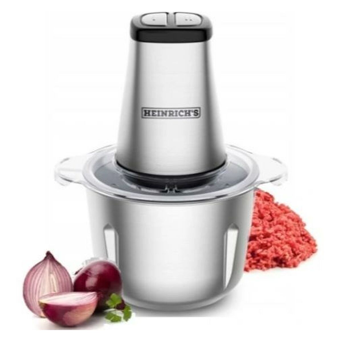 Cup Blender Heinrich’s HMZ 8849 Grey Silver 500 W 2 L