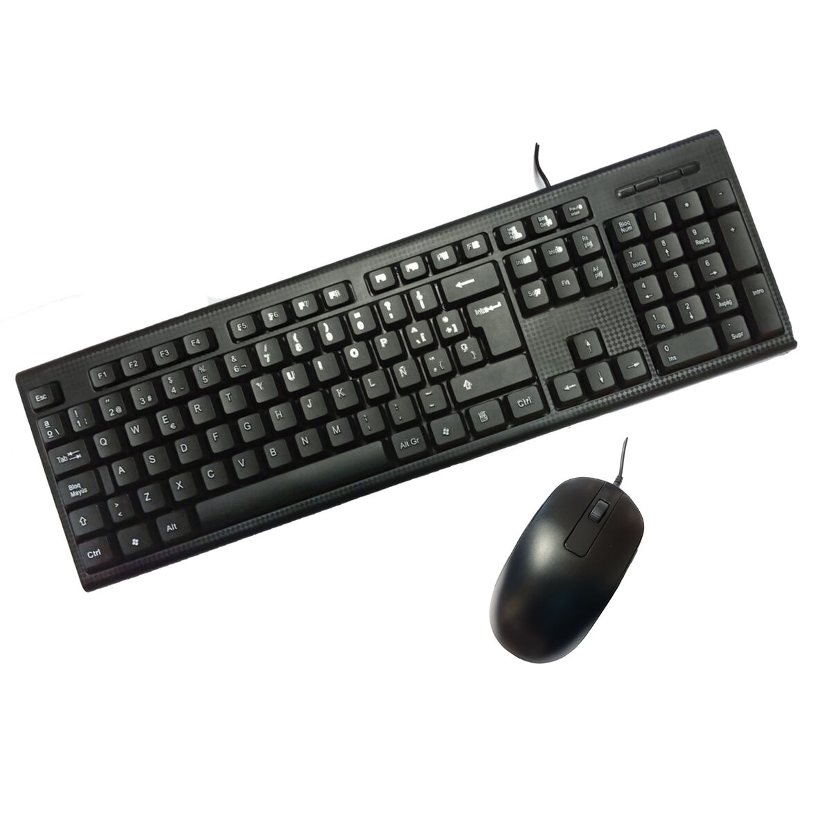 Keyboard and Mouse CoolBox HK-616 + HM-81 Black Spanish Spanish Qwerty Keyboard and Mouse CoolBox HK-616 + HM-81 Black Spanish Spanish Qwerty