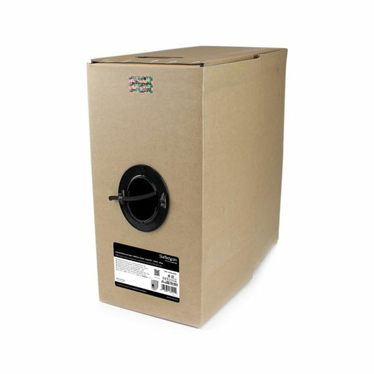 UTP Category 6 Rigid Network Cable Startech WIR6CMRBK 304,8 m 304,8 m Black UTP Category 6 Rigid Network Cable Startech WIR6CMRBK 304,8 m 304,8 m Black