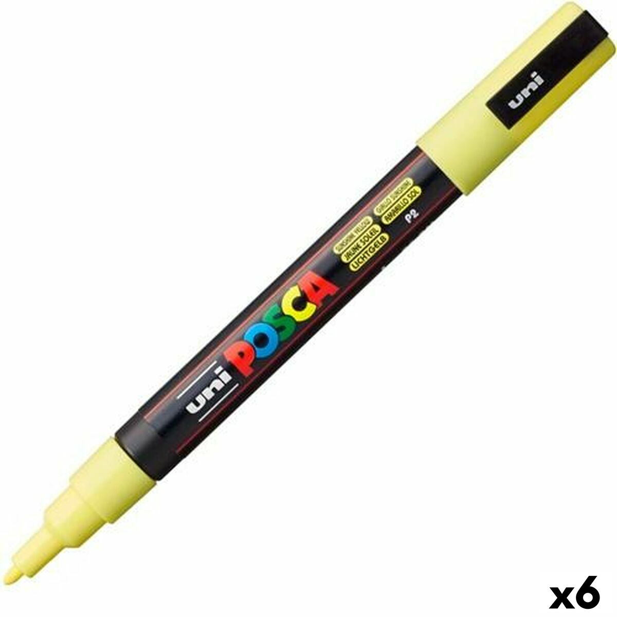 Acrylic paint marker POSCA PC-3M Yellow 0,9-1,3 mm (6 Units) Acrylic paint marker POSCA PC-3M Yellow 0,9-1,3 mm (6 Units)