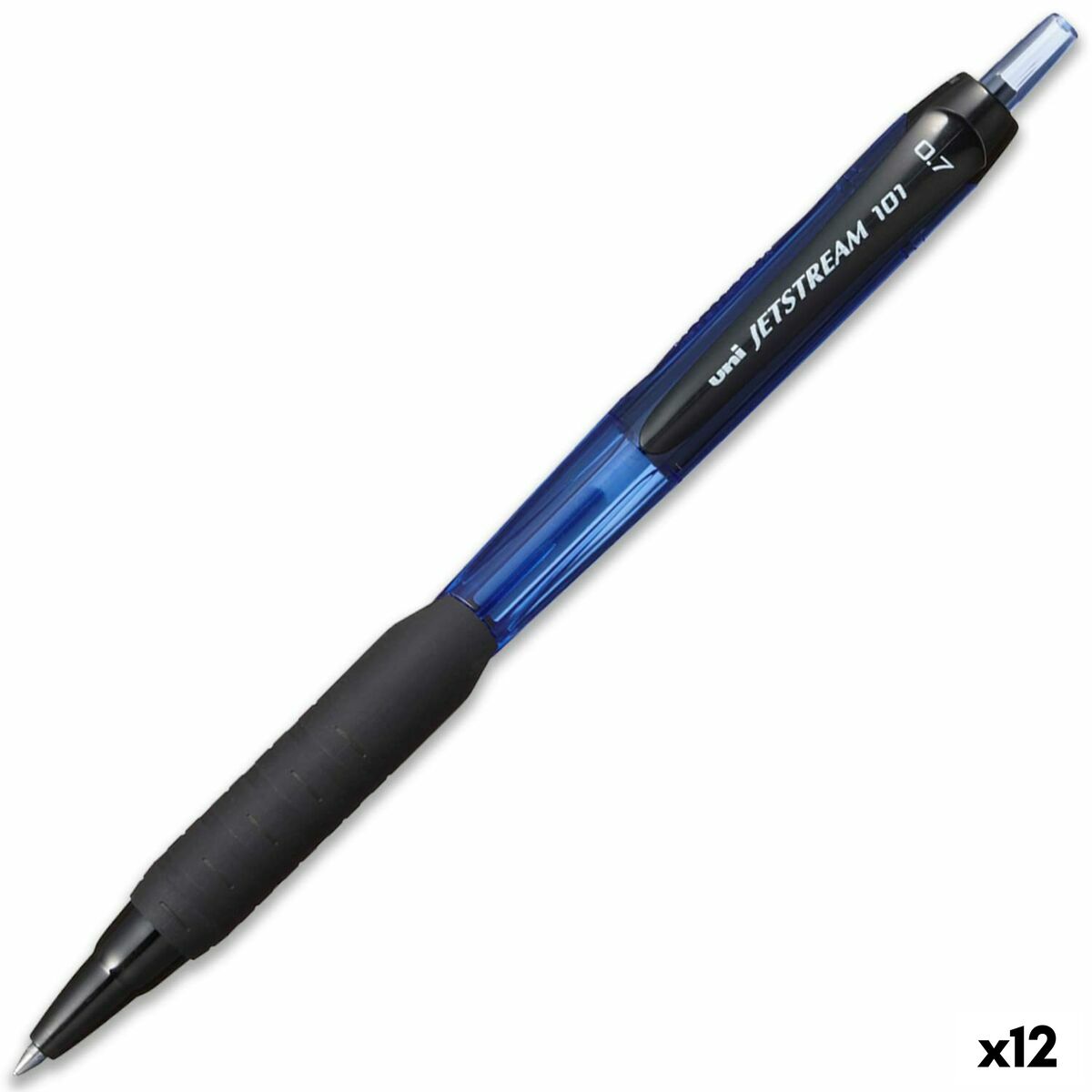Liquid ink pen Uni-Ball Jetstream SXN-101-07 Blue 0,7 mm (12 Units) Liquid ink pen Uni-Ball Jetstream SXN-101-07 Blue 0,7 mm (12 Units)