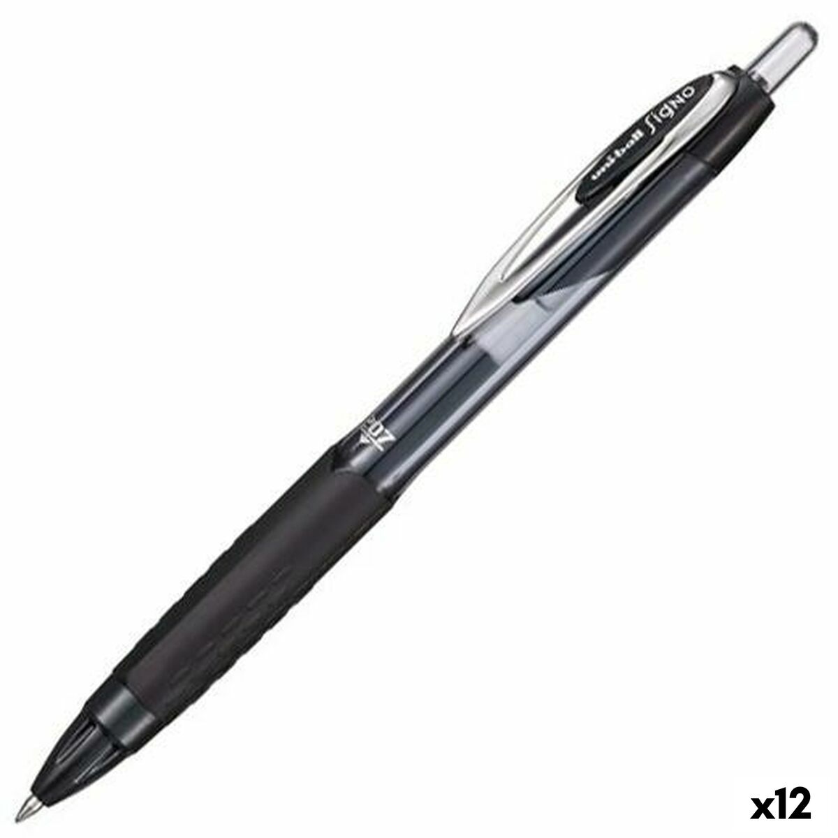 Gel pen Uni-Ball SIGNO UMN-207E Black 0,7 mm (12 Units) Gel pen Uni-Ball SIGNO UMN-207E Black 0,7 mm (12 Units)