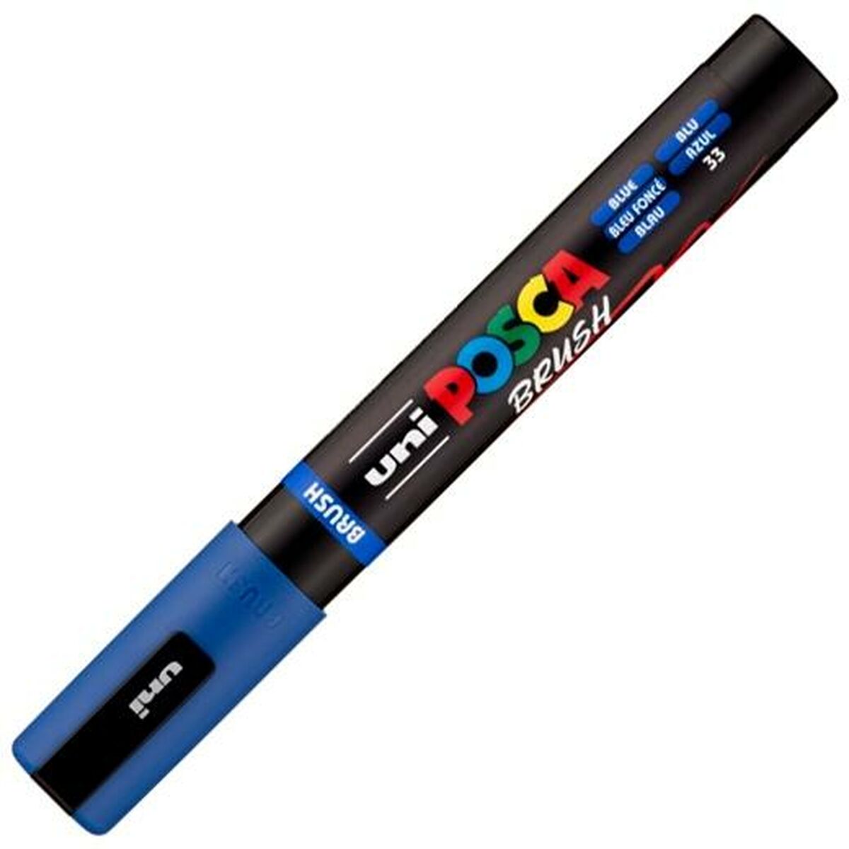 Marker BRUSH POSCA PC-5BR Blue (6 Units)