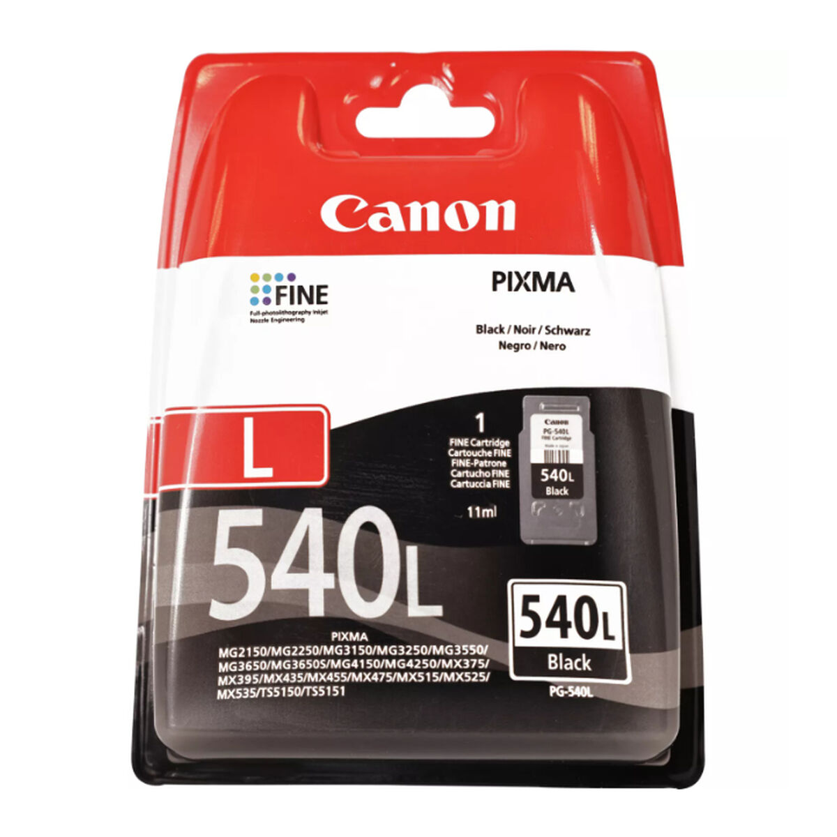 Original Ink Cartridge Canon PG-540L Black Original Ink Cartridge Canon PG-540L Black