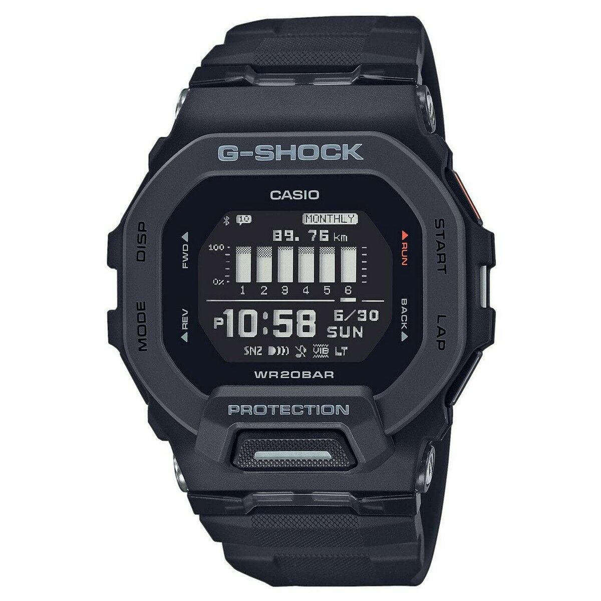 Men’s Watch Casio G-Shock G-SQUAD STEP TRACKER BLUETOOTH Black ( 40 mm) ( 46 mm)