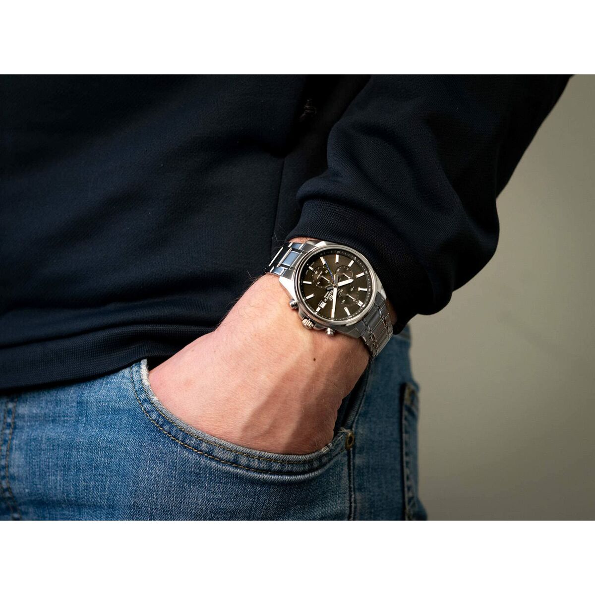 Men’s Watch Casio Brown Silver