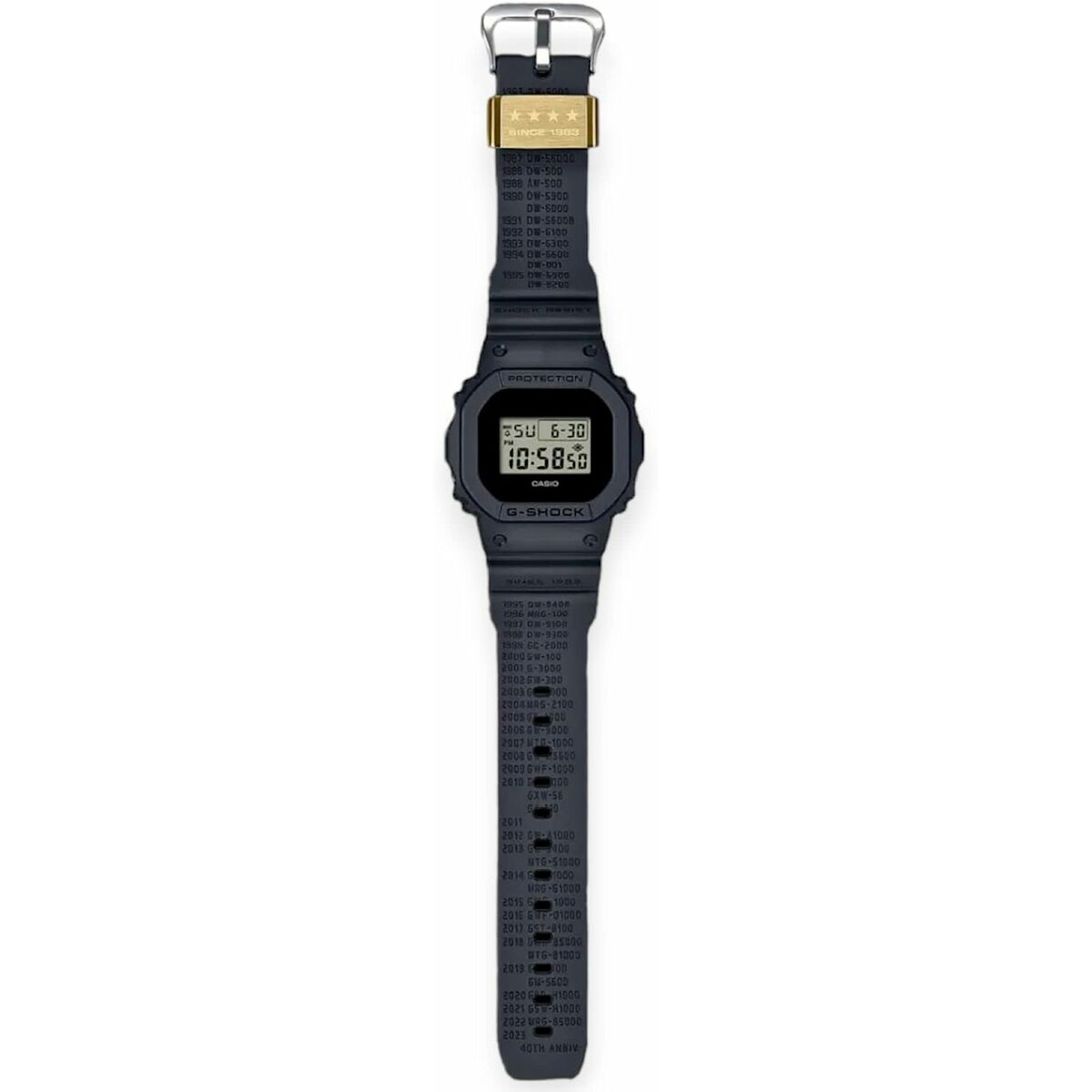 Unisex Watch Casio G-Shock THE ORIGIN – REMASTER BLACK SERIE 40TH ANNIVERSARY BY ERIC HAZE (2 BEZELS)