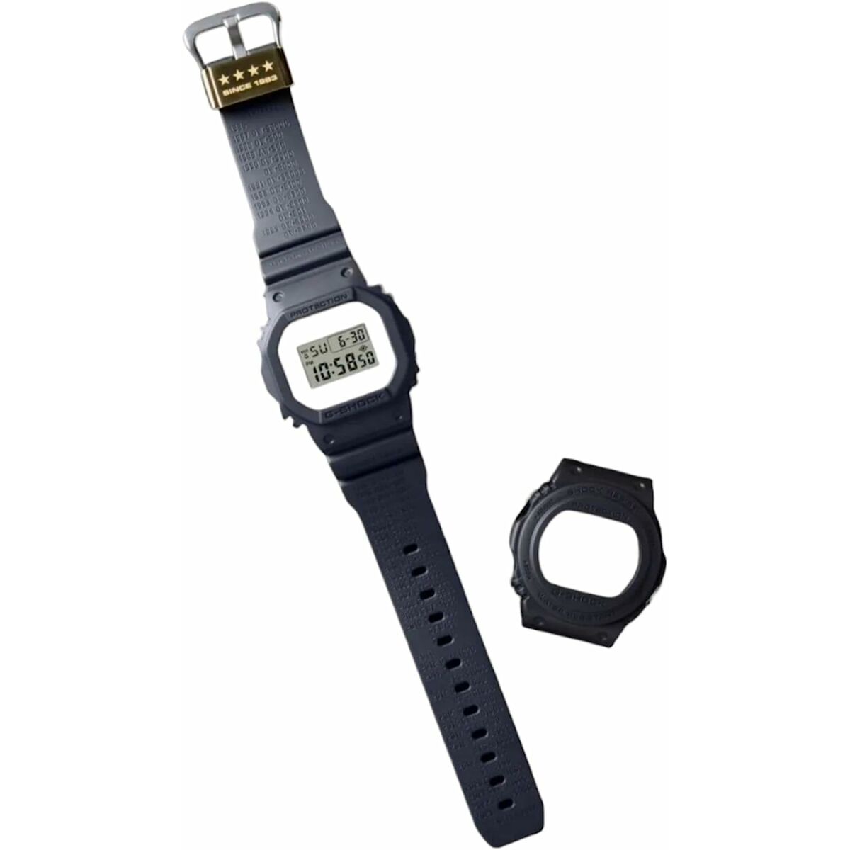Unisex Watch Casio G-Shock THE ORIGIN – REMASTER BLACK SERIE 40TH ANNIVERSARY BY ERIC HAZE (2 BEZELS)