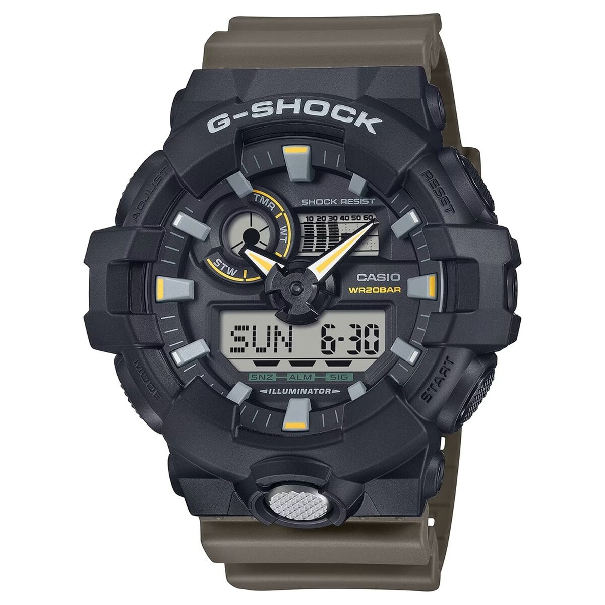 Men’s Watch Casio G-Shock OVERSIZED – TWO TONE UTILITY COLOURS ( 53,5 mm)