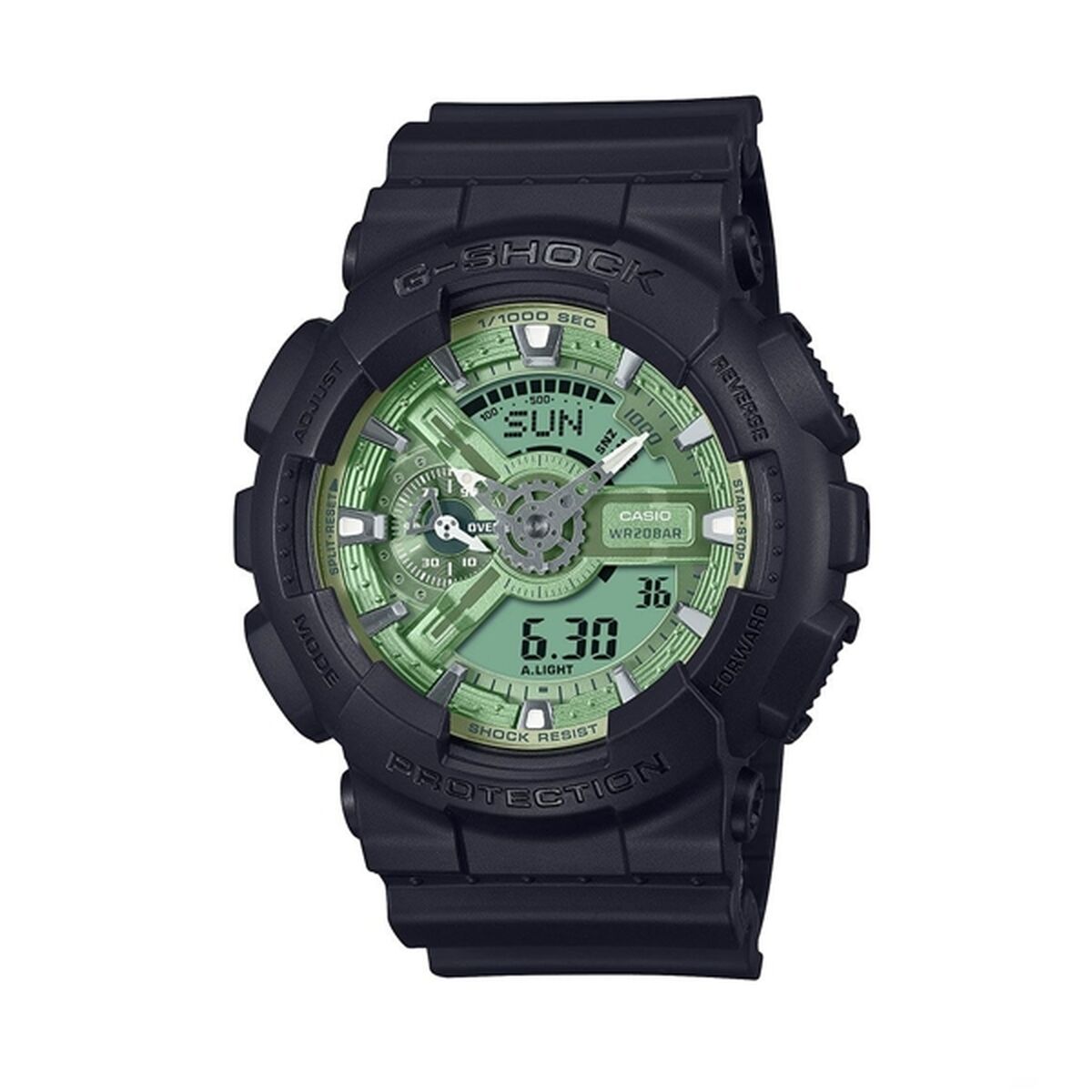 Men’s Watch Casio G-Shock GA-110CD-1A3ER Black Green ( 51 mm)