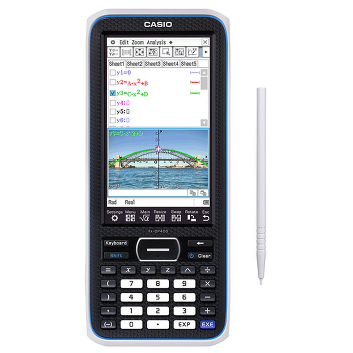 Graphic calculator Casio FX-CP400 Black Graphic calculator Casio FX-CP400 Black