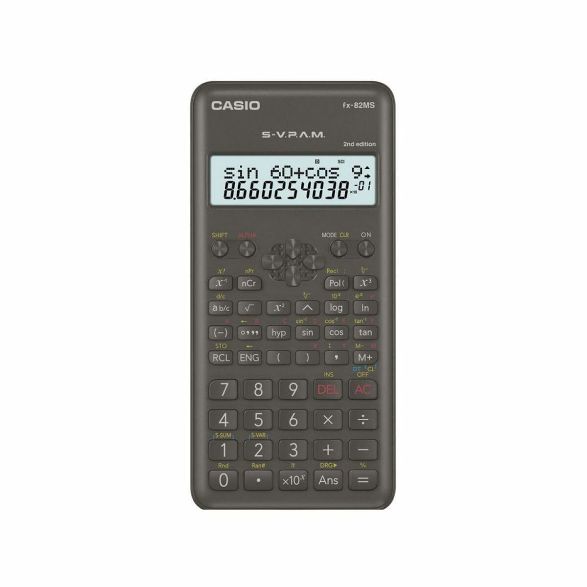 Calculator Casio FX-82MS-2 Black Calculator Casio FX-82MS-2 Black