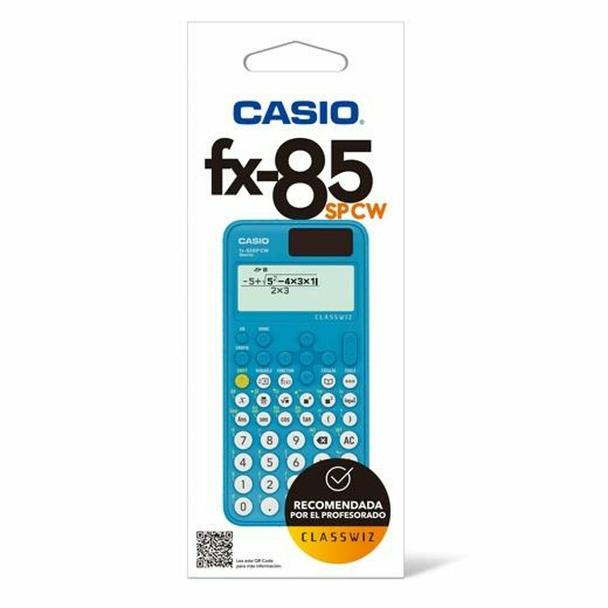Calculator Casio Blue Plastic Calculator Casio Blue Plastic