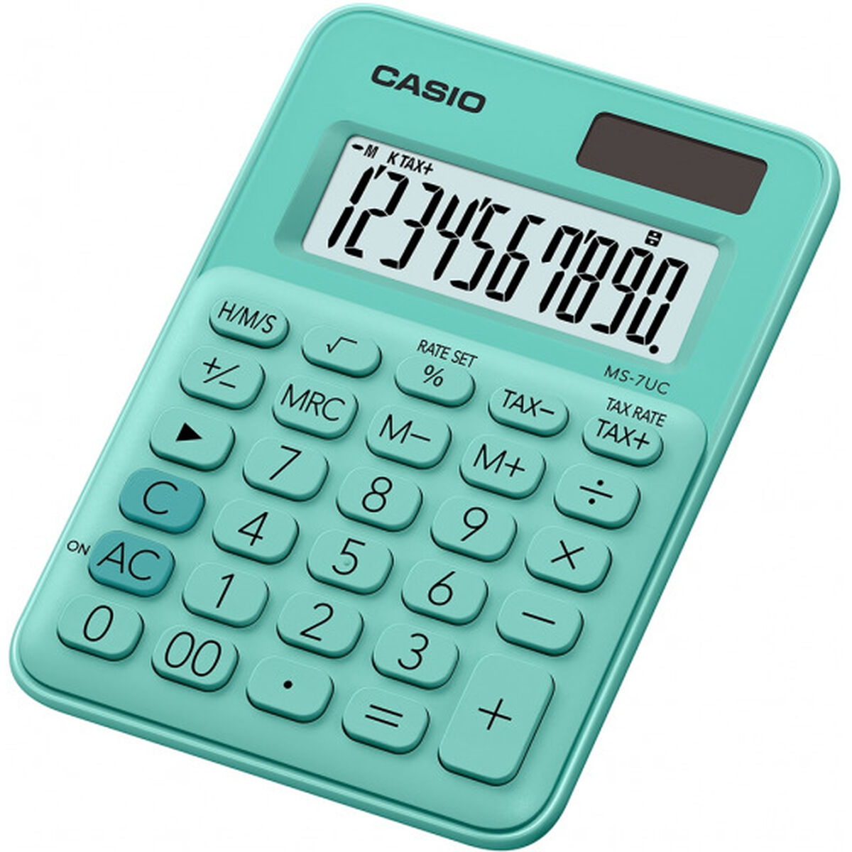 Calculator Casio MS-7UC-GN Green Plastic Calculator Casio MS-7UC-GN Green Plastic