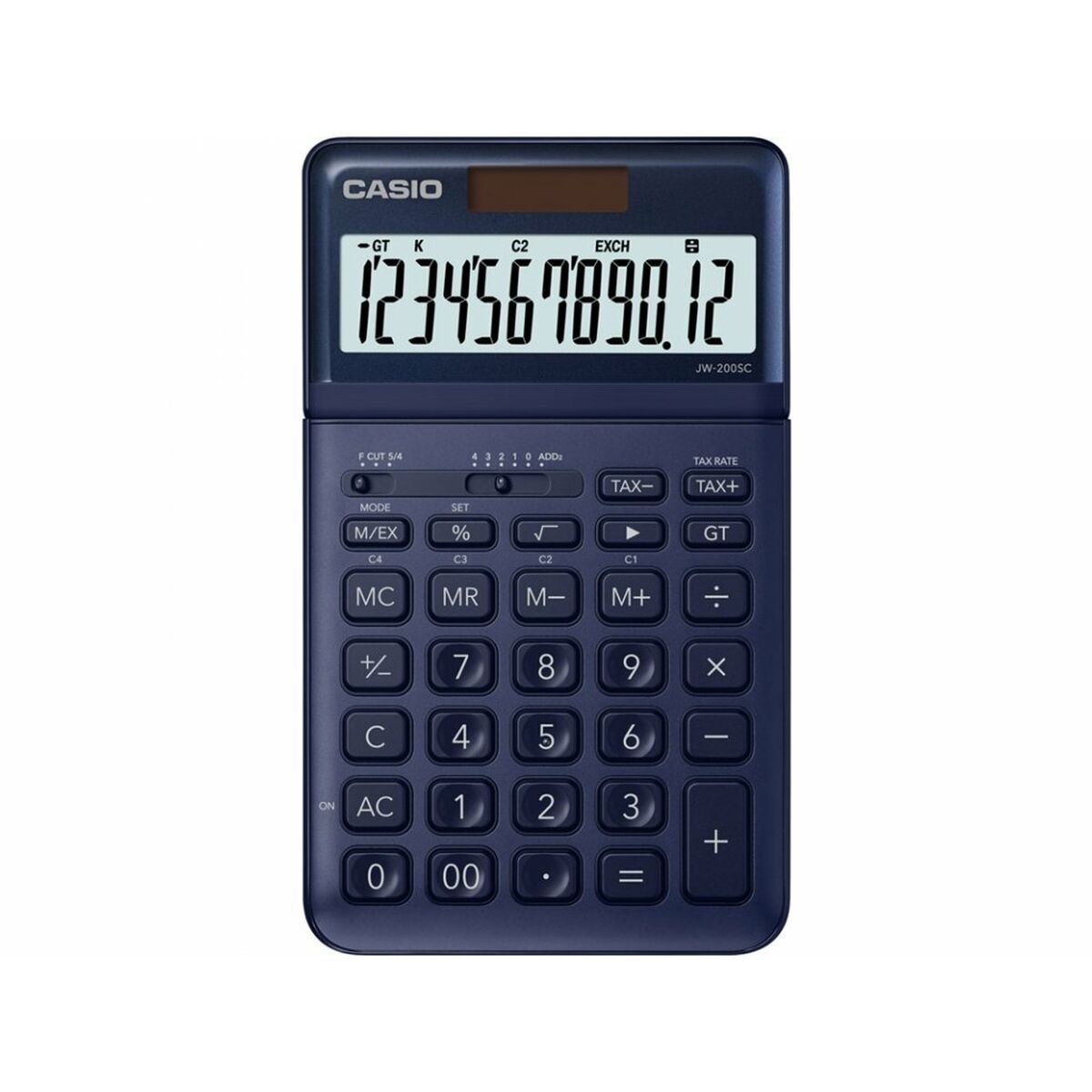 Calculator Casio JW-200SC-NY Blue Plastic Calculator Casio JW-200SC-NY Blue Plastic