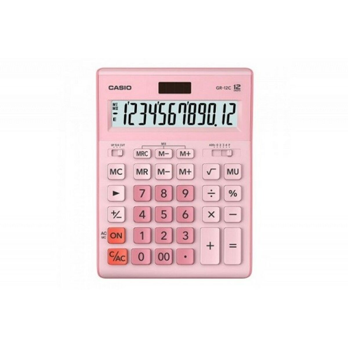 Calculator Casio GR-12C Black Plastic