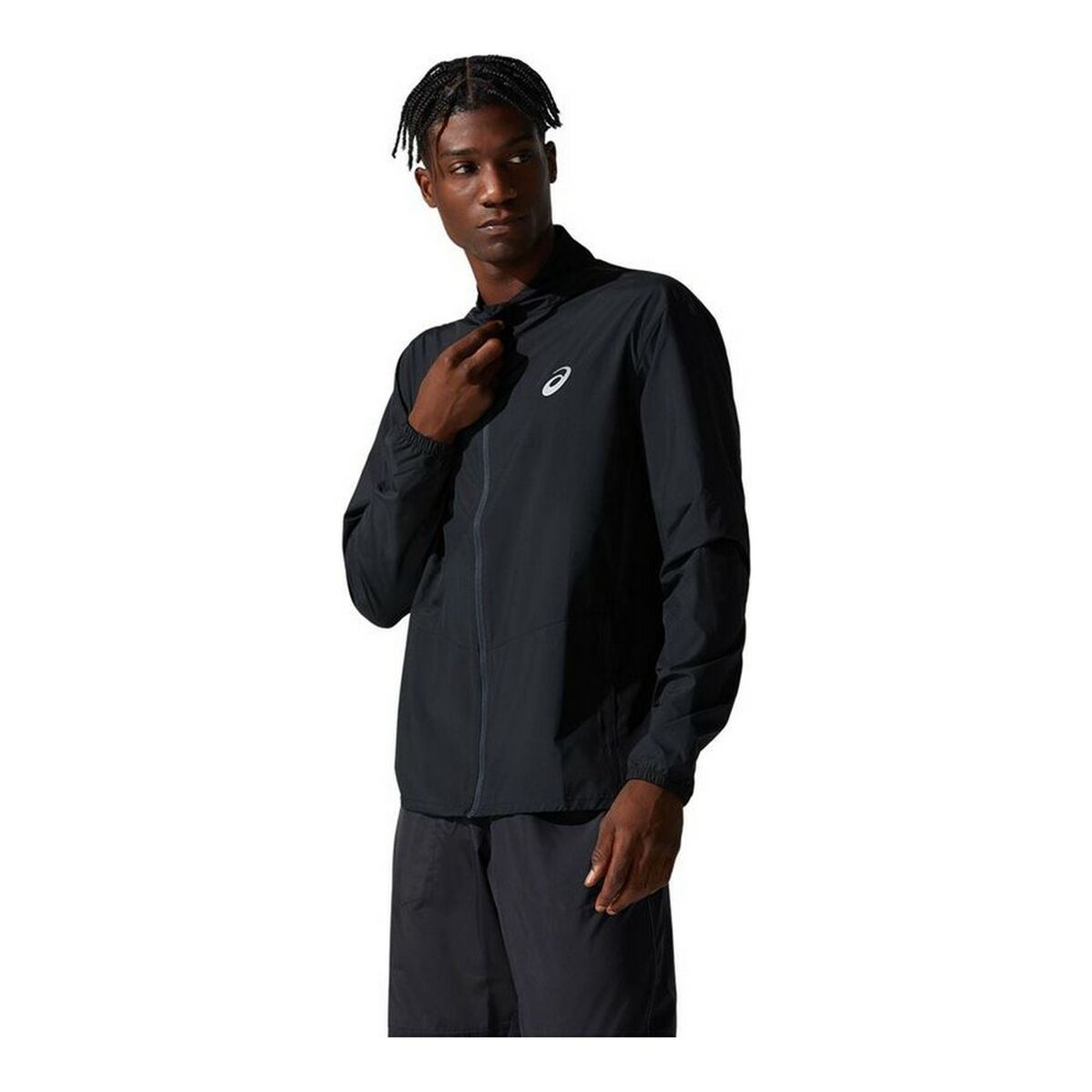 Men’s Sports Jacket Asics Core Black Men’s Sports Jacket Asics Core Black