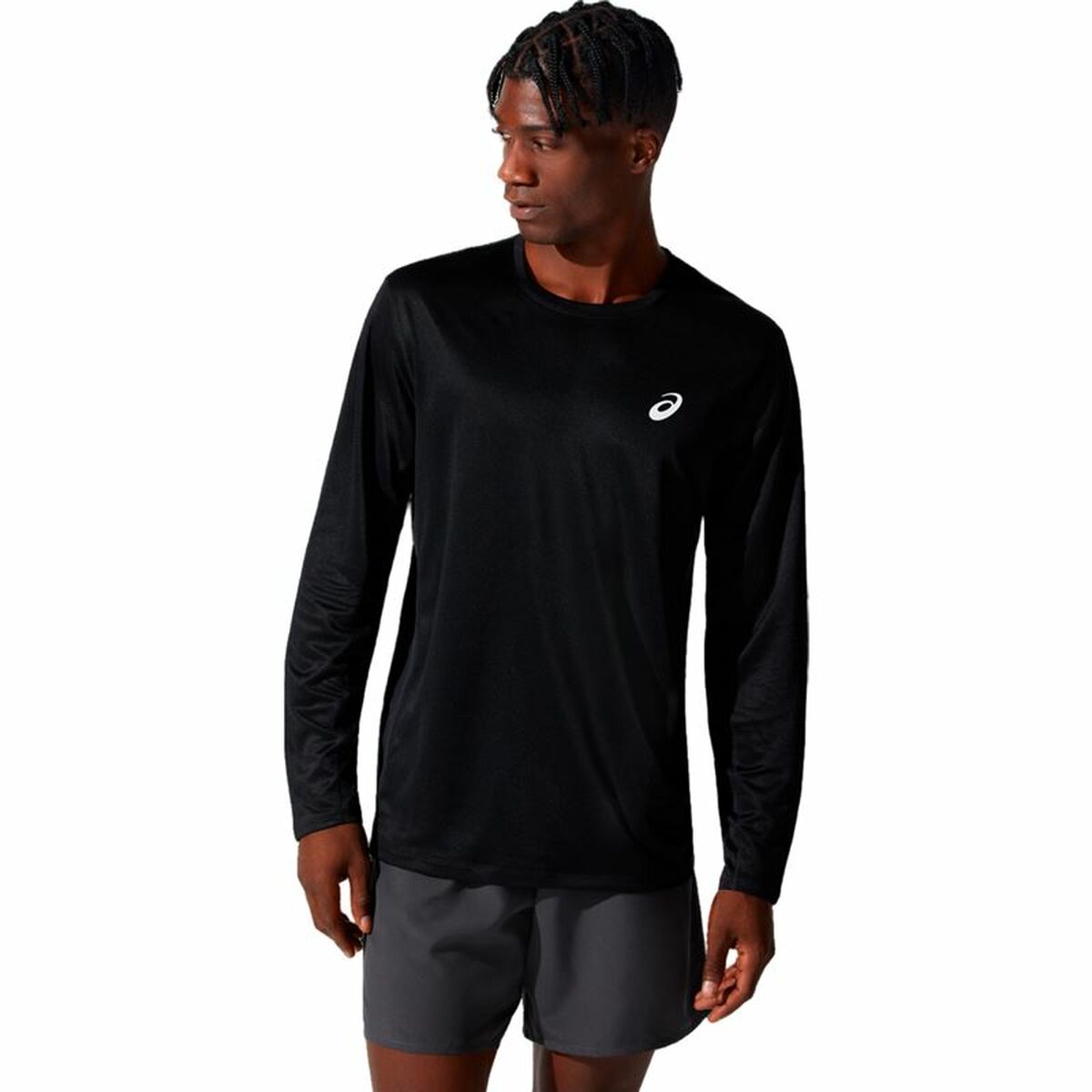 Men’s Long Sleeve T-Shirt Asics Core LS Black Men’s Long Sleeve T-Shirt Asics Core LS Black