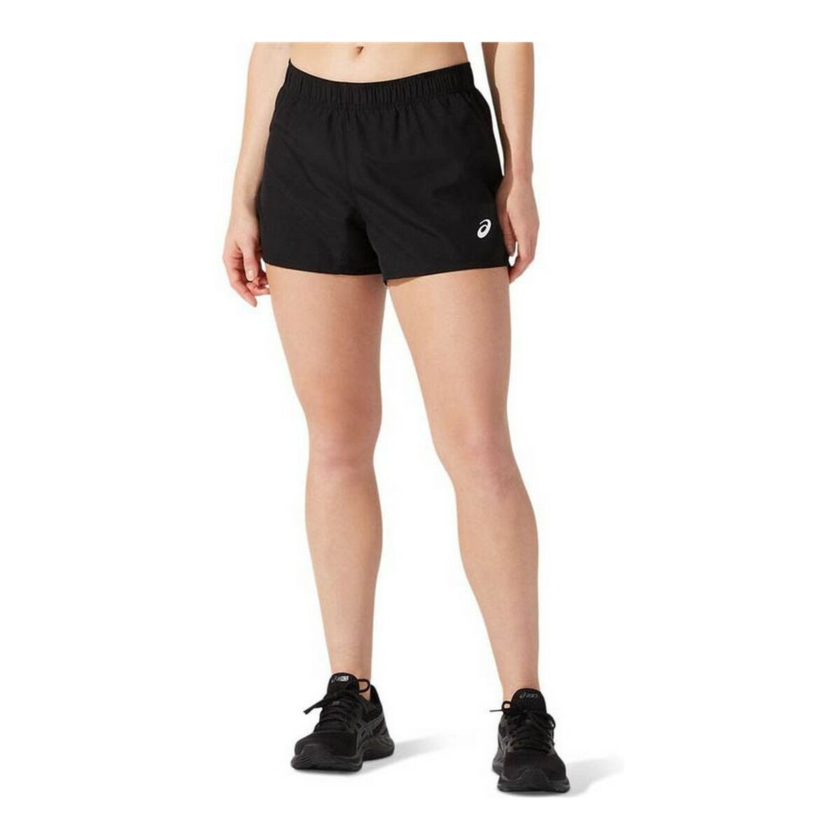 Sports Shorts Asics 4IN Black Lady Sports Shorts Asics 4IN Black Lady