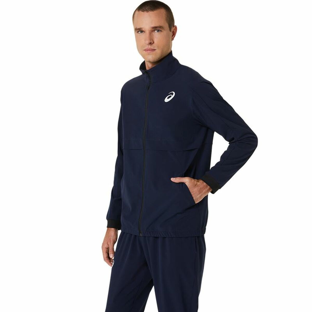 Men’s Sports Jacket Asics Match Blue