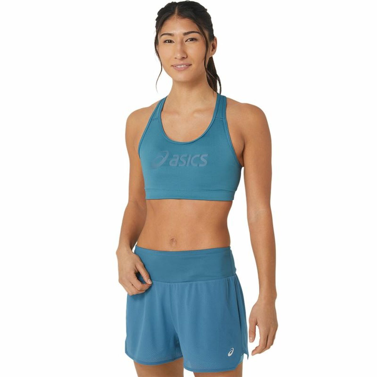 Sports Bra Asics Core Logo Indigo Sports Bra Asics Core Logo Indigo