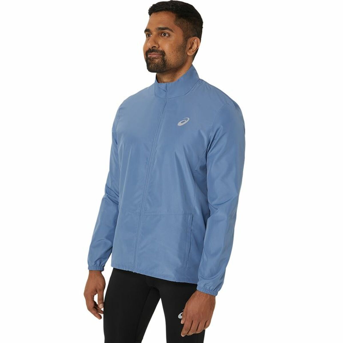 Men’s Sports Jacket Asics Core Blue White