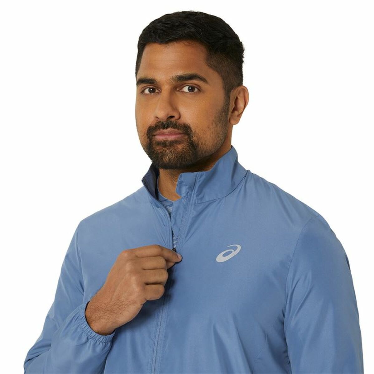 Men’s Sports Jacket Asics Core Blue White