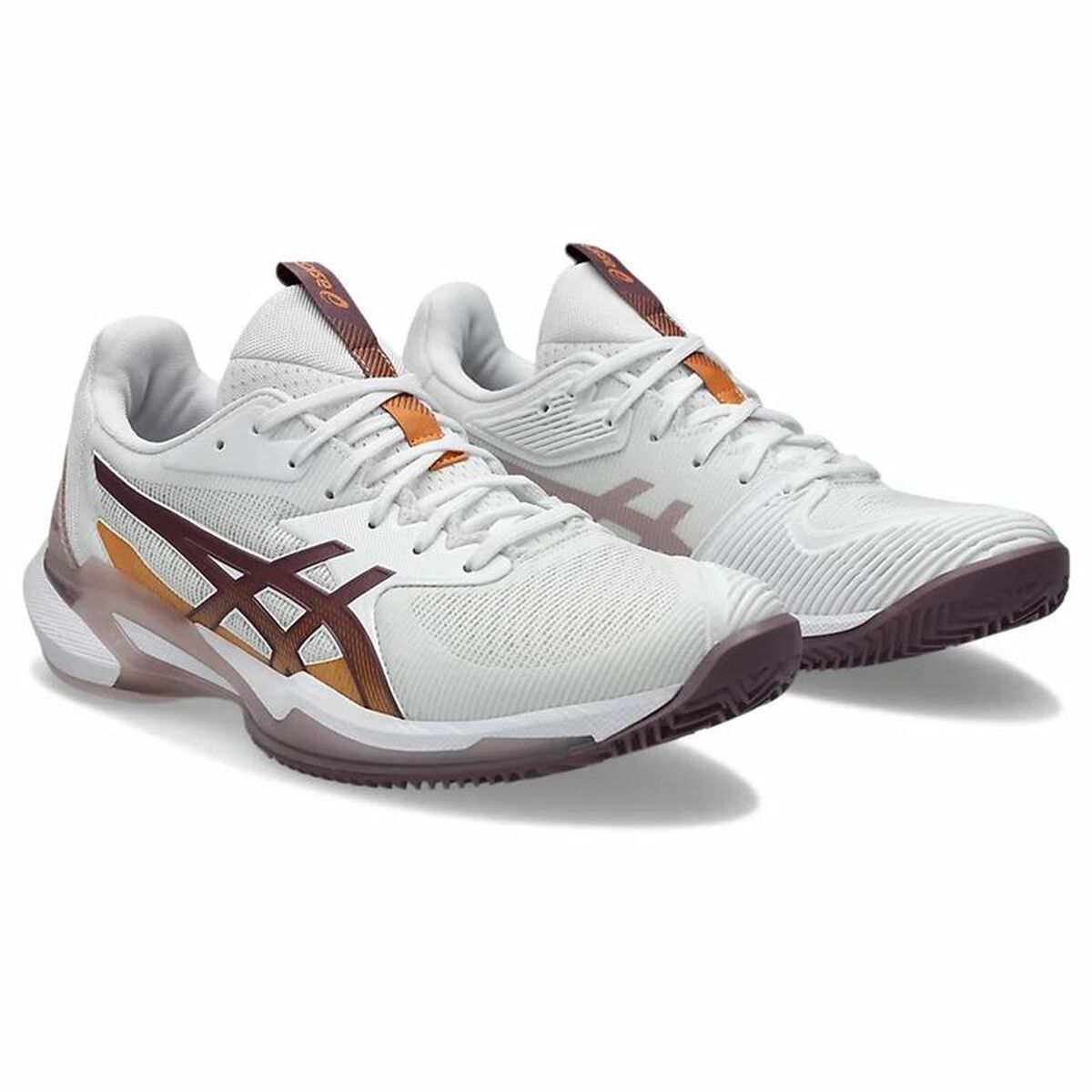 Women’s Tennis Shoes Asics Solution Speed Ff 3 Clay Mujer White