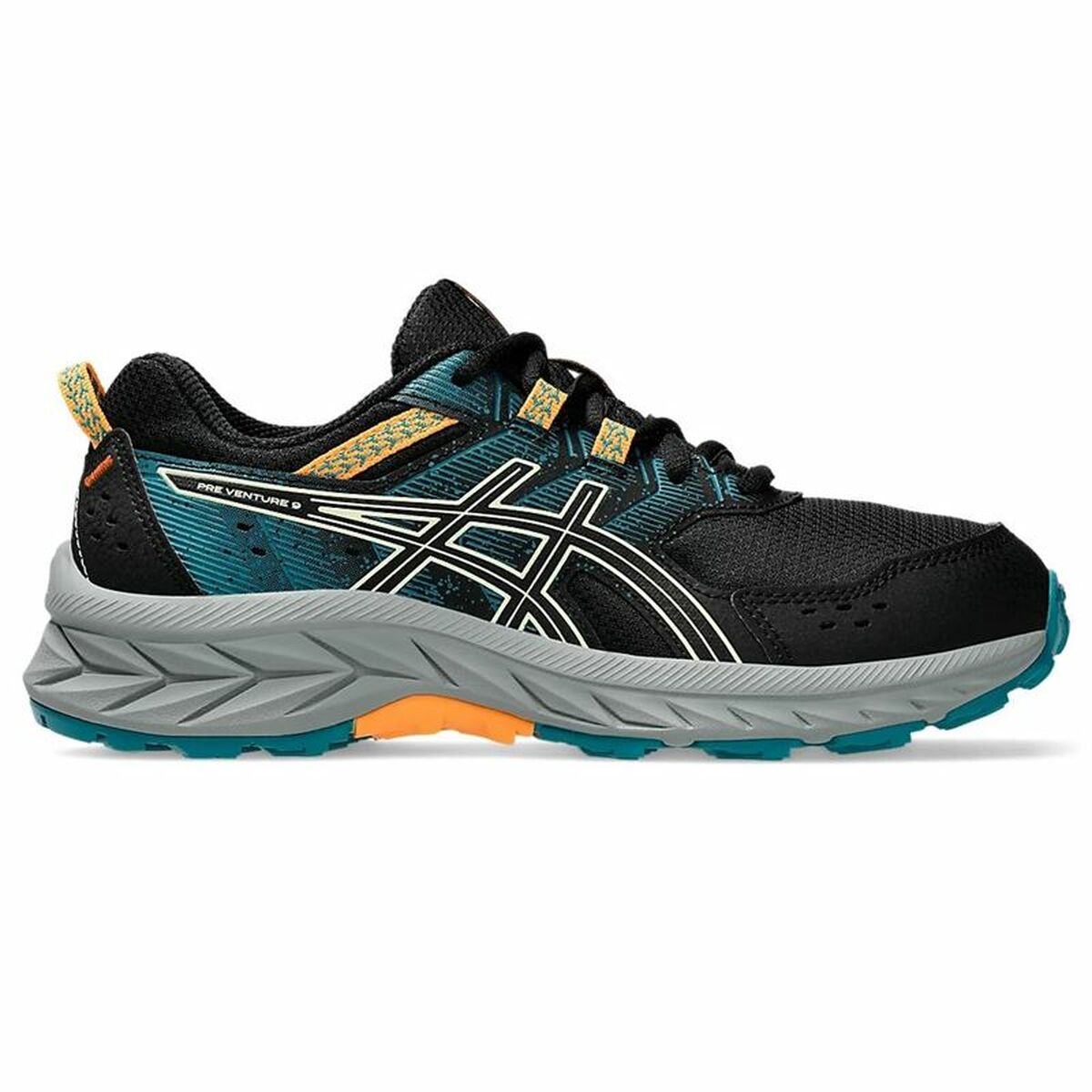 Sports Shoes for Kids Asics Pre Venture 9 GS Blue Black Sports Shoes for Kids Asics Pre Venture 9 GS Blue Black